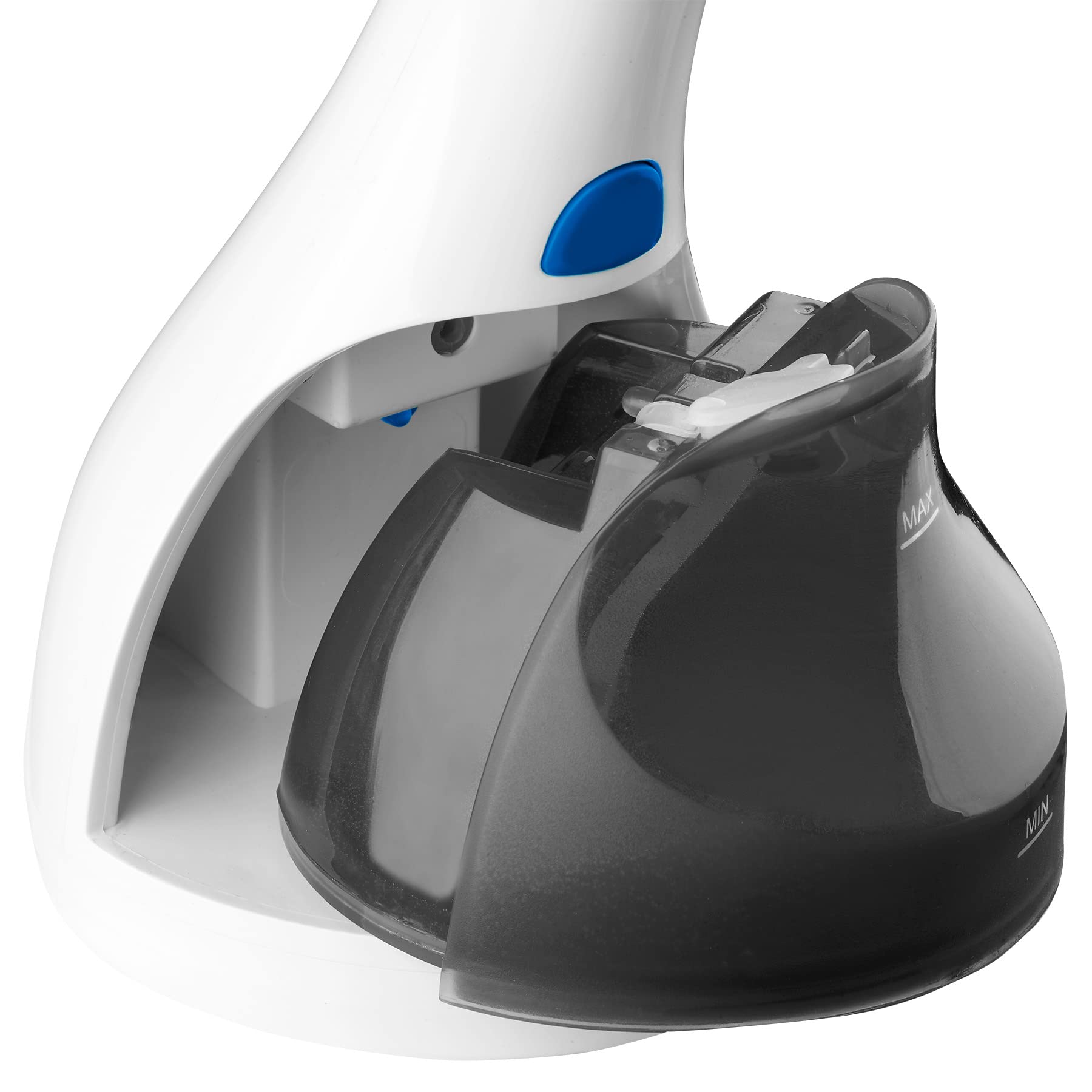 Reliable Dash 150GHB Portable Garment Steamer,Handheld Steamer with Fabric Brush, Light Weight Travel Steamer with Continuous Steam and Auto Shut-off, Shirt, Pants & More (White)