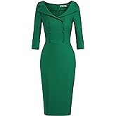 MUXXN Women's Classic Vintage Sweetheart Neckline Cocktail Prom Tea Dress