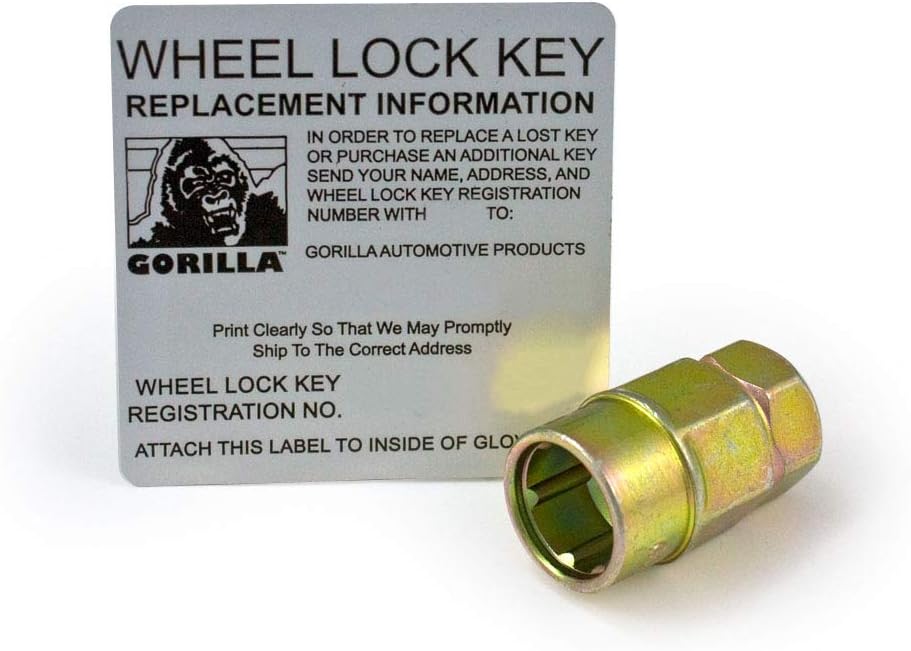 Gorilla Automotive 61631 Acorn Gorilla Guard Locks (12mm x 1.50 Thread Size) - Pack of 4: Automotive