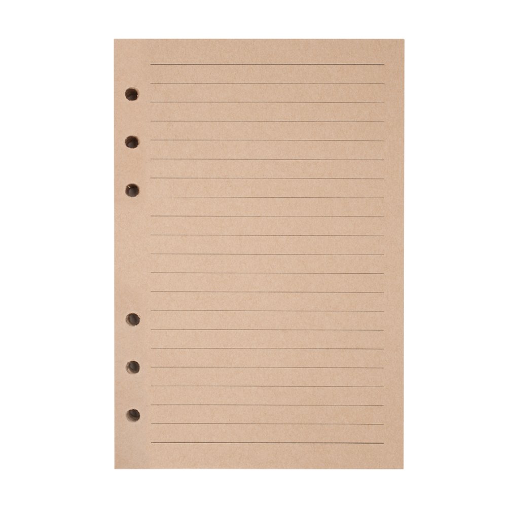 Refills Lined Paper, MALEDEN Refillable A6 Paper for 5x7 Journal