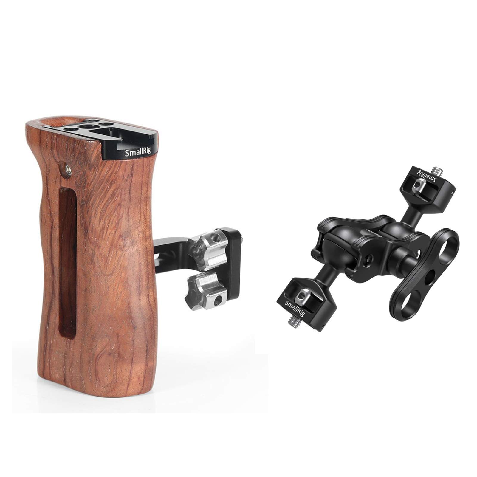 SmallRig Side Thread Handle + Monitor Mount (Cold Shoe Base)