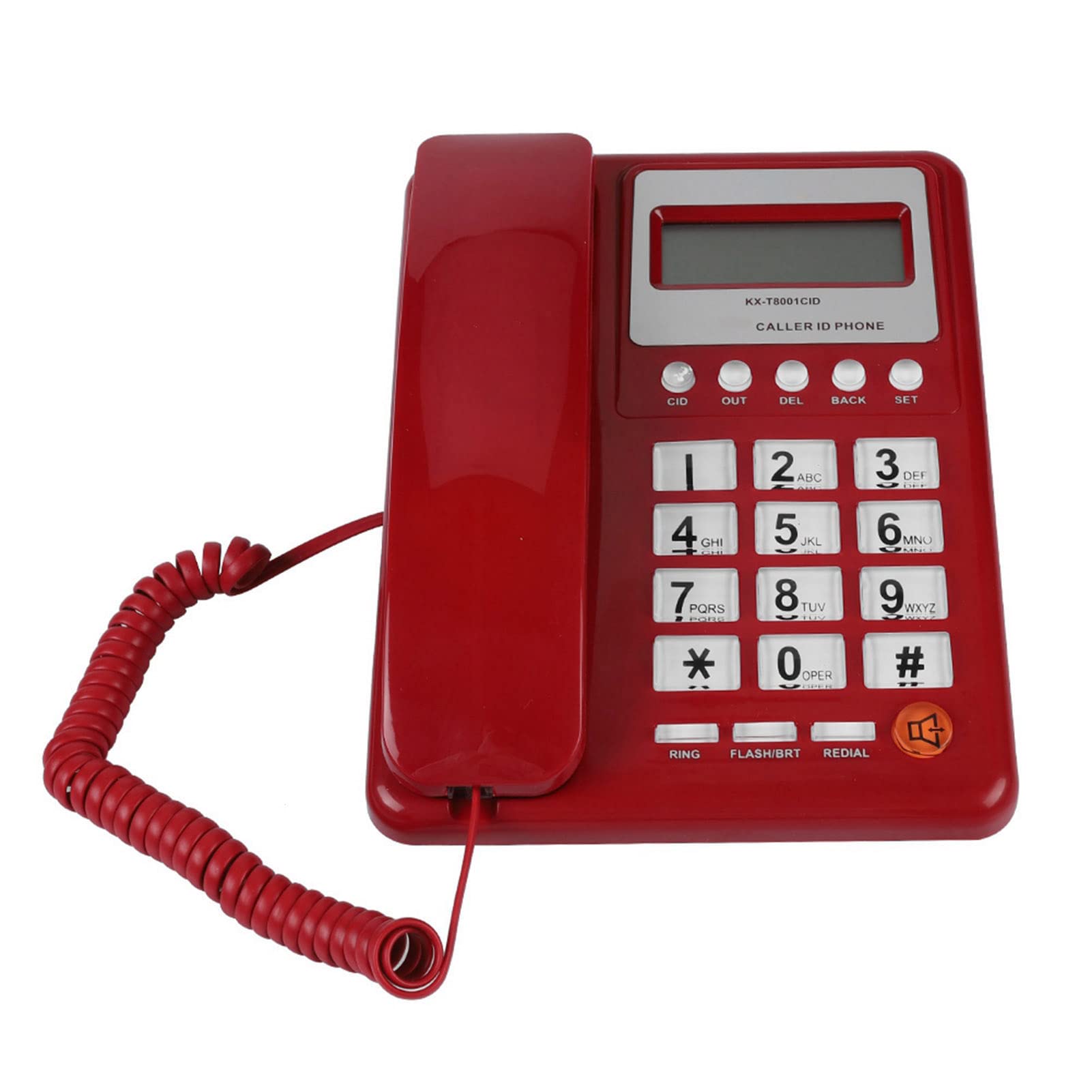 Corded Telephone Landline Extra Large Tilt Display/Buttons, Caller ID/Call Waiting and Audio Assist, Simple Fixed Telephone for Senior