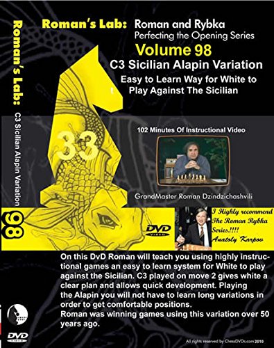 ROMAN'S LAB - VOLUME 98 - c3 Sicilian Alapin Variation Chess DVD