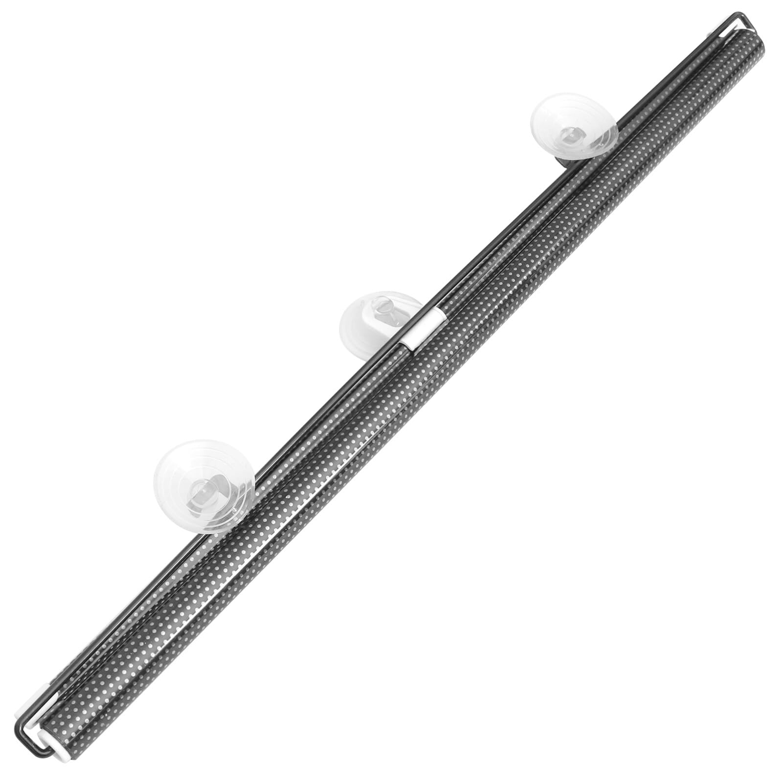 Angoily Roller Window Shades with Suction Cups PVC- Shades for Indoor Window Sun Blocker, Suction Cup Sunshade Blackout Pull Down Shades for Windows (23.6 x 15.7 inch)