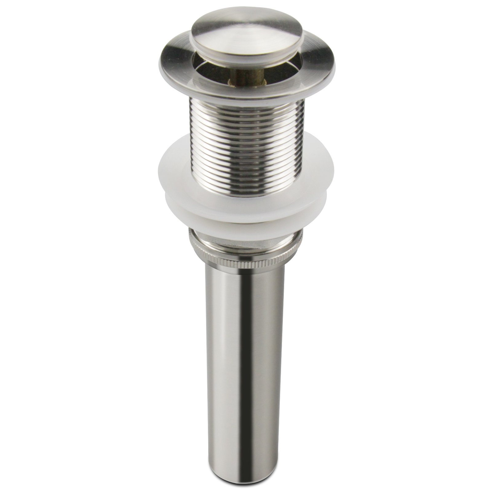 Bathroom Faucet Vessel Pop Up Sink Drain, Brushed Nickel without Overflow โ image 1