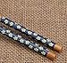 AUCH Japanese Sakura Bamboo Chopsticks, Blue