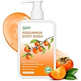 GPP Persimmon Body Wash for Body Odor Control, Natural Deodorant Soap for Old People Smell, Smelly Feet Deodorant Body Odor Eliminator, Gentle for Sensitive Skin, Persimmon Soap Bar for Women & Men