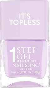Nails.INC Its Topless Hailey Lilac Gel-Like Nail Polish 4-in-1