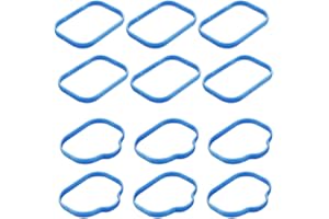 HABNVUON 12PCS Intake Manifold Gaskets Lower & Upper Gasket Plenum Set, Manifold Gasket, Intake Manifold Rubber Sealing Gaskets Fit for Dodge Chrysler Jeep, Replaces OEM# 5184562AC 5184331AC MS97204