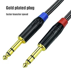Ihurllu Balanced 1/4" TRS to XLR Male Patch
