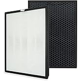 PUREBURG Replacement Filter Compatible with COLZER BKJ-33 Air Purifier,1-Pack H13 HEPA Activated Carbon 2-IN-1 3-Stage Filtration Air Clean Dust VOCs