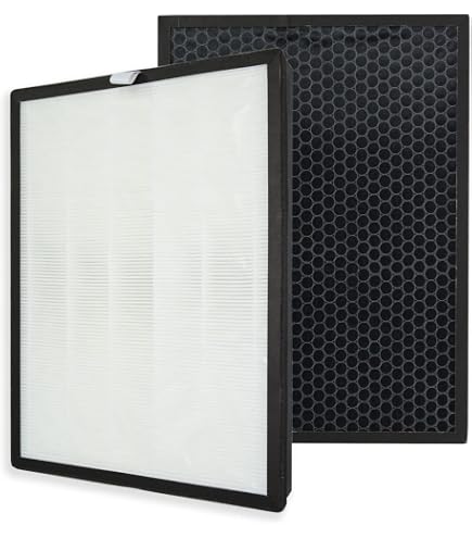 PUREBURG 2 Filtri Di Ricambio Compatibili Con Midea MP 3.360 (KJ350G-S1) – H13 HEPA E Carbone Attivo A 3 Livelli, Cattura Il 99,97% Di Polvere, Polline, Peli E Odori, Confezione Da 2