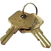 APG Vasario Series Cash Drawer Replacement Key | Compatible with APG&rsquo;s Vasario Series Cash Drawers 542 Code Locks | Set of 2 Replacement Keys | VPK-8K-542