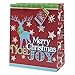 12 Christmas Large Gift Bags Bulk Holiday Assortment with Handles and Tags for Wrapping Gifts for Women and Kids by Gift Boutique