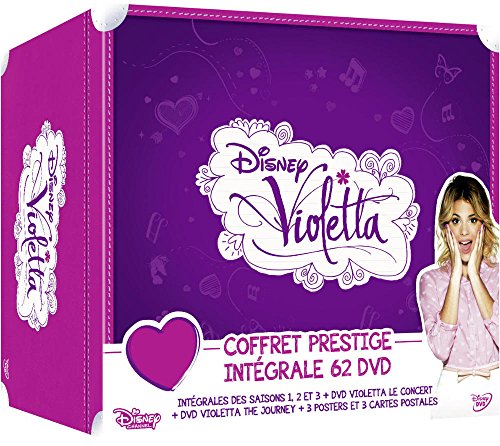 Violetta - Coffret Prestige Intégrale 62 Dvd : Intégrales Des Saisons 1, 2 Et 3 + Violetta, Le Concert + Violetta, L'aventura + 3 Posters Et 3 Cartes Postales