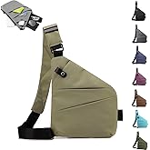 ocalil Anti Theft Travel Bag,Anti Theft Crossbody Bag, Sling Bag Travel Crossbody Bag for Women Men