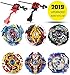 Bey Battling Top Blade - Battling Gyro Kids Toys Children Teens Birthday Gifts Graduation Burst | Battling Tops x4; Power Launcher x2; Launcher Grip x1