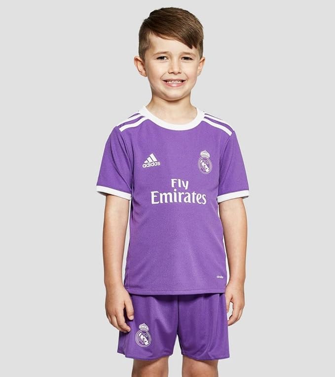 adidas Kinder Real Madrid Mini-auswärtsausrüstung Fußballdress