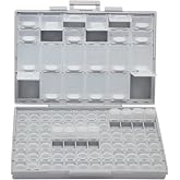 AideTek BOXALL96 96 Lids Enclosure SMD SMT Parts Organizer Surface Mount Box Labels
