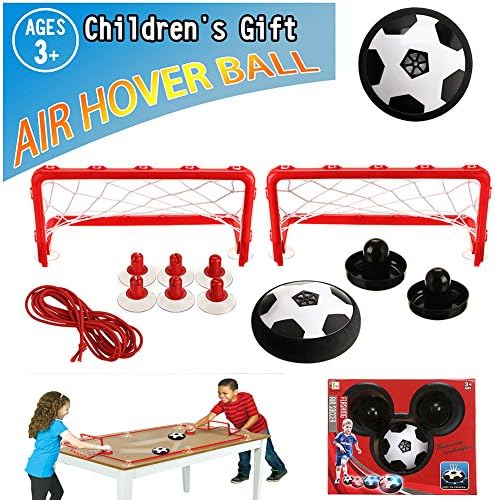 Air Hover Ball, Kkapony Air power football Gate Set with Goal Boys Girls Sport Children Toys Training Football Kids Tabletop Sports Game Toys(Soccer Gate set)