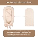 EAQ Baby Nest Pod for Newborn 0-12 Months Breathable Cotton Travel Gift view 7