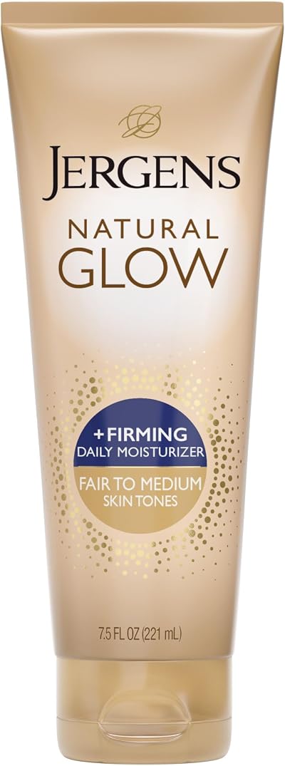 Jergens Natural Glow +Firming Daily Body Moisturizer Fair to Medium Skin 7.5oz
