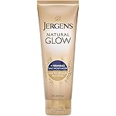 Jergens Natural Glow +FIRMING Self Tanner, Sunless Tanning Lotion for Fair to Medium Skin Tone, Anti Cellulite Firming Body Lotion for Natural-Looking Tan, 7.5 Ounce