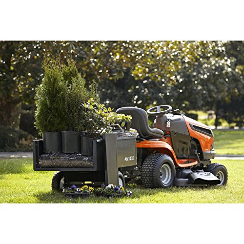 10cu ft Steel Dump Cart Garden Yard Wagon Lawn tractor Mower trailer Attachment