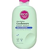 eos Cashmere Body Wash – Crème de Pistachio, Moisturizing Body Wash, Creamy Gel Formula, with Shea Butter, Glycerin, Vitamin E, pH Balanced, Sensitive Skin, Vegan, 16 fl oz
