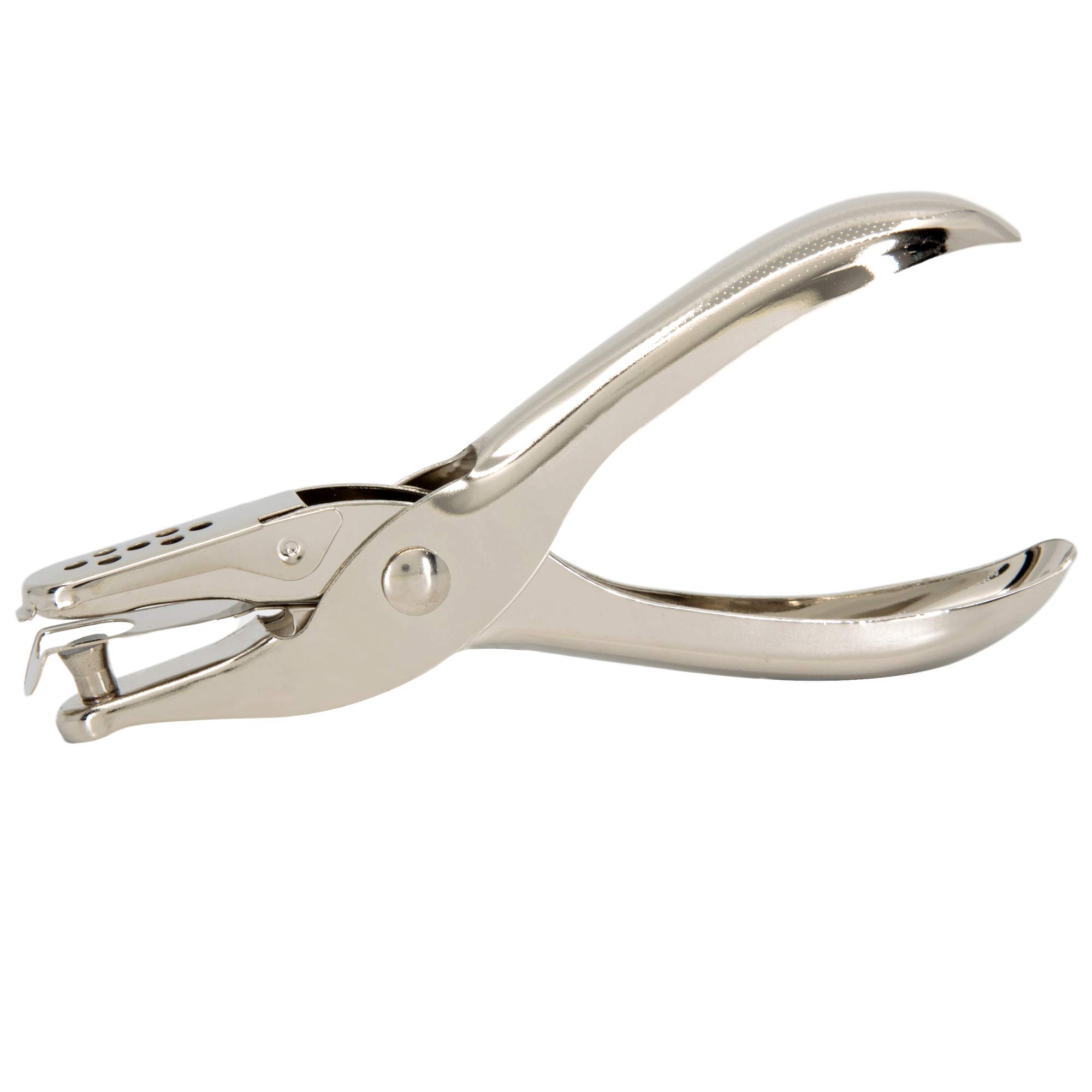 Single Hole Punch - 6MM Silver – Office Stationery Essential - High Performance Stationary with Multiple Sheet Capacity for Paper and Card Gift Tag Puncher – By TRIXES