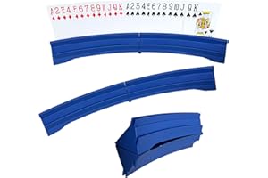 2Pcs Foldable and Curved Playing Card Holders, Plastic Hands Free Card Holder for Kids Adults Seniors, Poker Parties, Family 