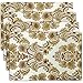 Grelucgo Luxury Damask Lined Table Placemats (12x18 inch) Set of 4 Khaki