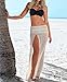 Bestyou Women's Swimsuit Covers Lace Bikini Cover up for Beach Fishnet Crochet Skirt (Beige)
