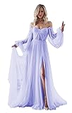 Long Sleeve Wedding Dress Plus Size Prom Dress 2024