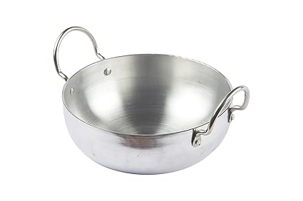 Tosaa Premium Aluminium Kadhai, Silver