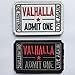SpaceAuto Ticket to Valhalla Admit One Die Historic Live Again 3D Embroidered Tactical Morale Badge Hook & Loop Patch 2.99