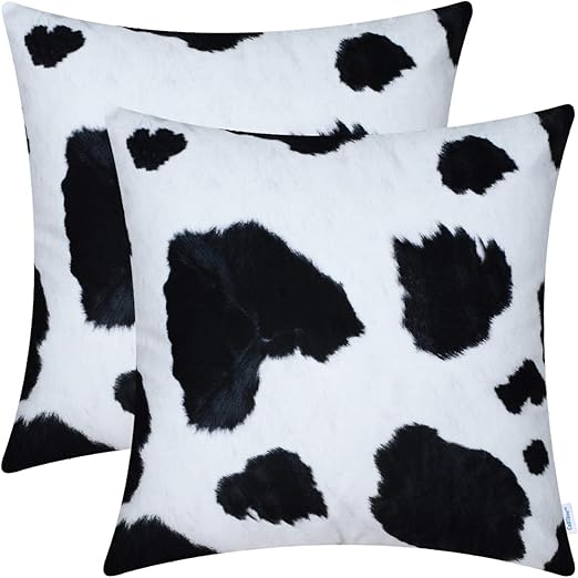 Amazon Com Calitime Pack Of 2 Cozy Fleece Throw Pillow Cases