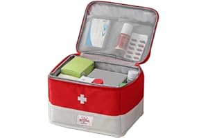 XPAPOV Travel Medicine Bag Organizer, Medical Bag Empty, for Home, Travel, Camping, Car, Hiking & Outdoor Emergencies, Emergency Medical Kits