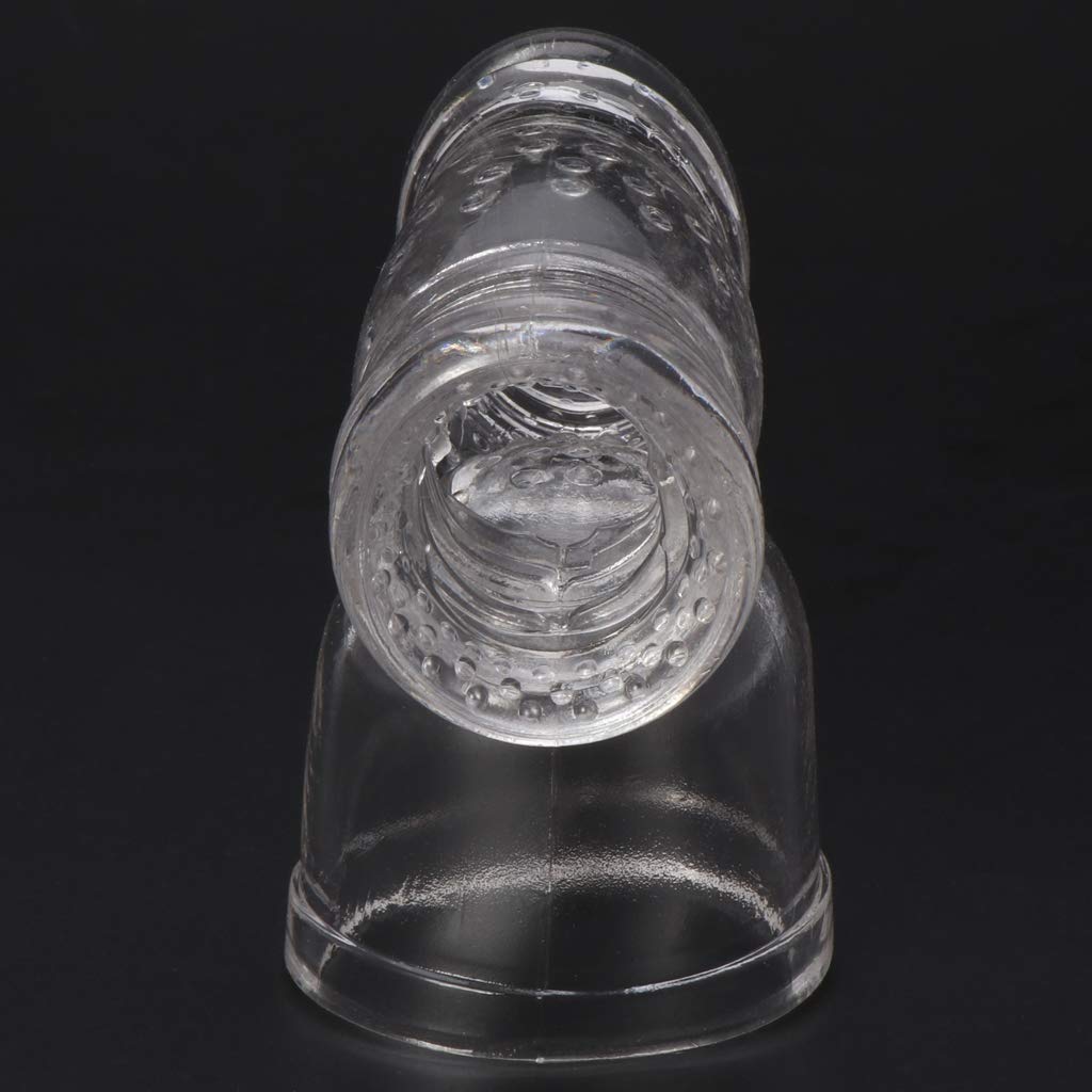 1pcs Transparent Big AV Magic Wands Headgear Vibratttors for Male Toy Gift Body Exercising And Relaxing : Beauty