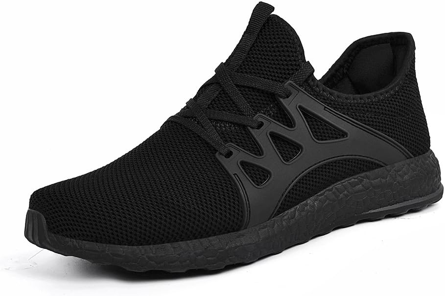 QANSI Men's Running Sneakers Ultra Lightweight Breathable Mesh Casual Walking Gym Shoes 4.43