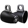 Audiopipe APMP-600ETW 6 Inch Compact Multi Purpose Directional Stereo Speaker Enclosure for Car Audio, Marine, UTV, and ATV Sound System, Black (Pair)…