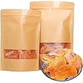 Candied Tangerines, Fresh And Delicious Dried Tangerines, Net Weight 17.63 Oz. Per Bag.
