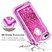 Coolden Case for iPhone 8 Plus Case Protective Glitter Case for Women Girls Cute Bling Sparkle 3D Quicksand Heavy Duty Hard Shell Shockproof TPU Case for iPhone 6s Plus 7 Plus 8 Plus, Rose