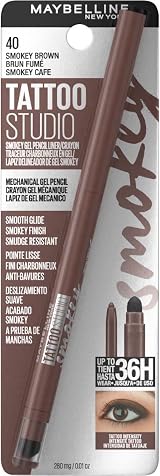 Maybelline Tattoo Liner Smokey Gel Pencil Brown Pack of 3 36H Waterproof view 7