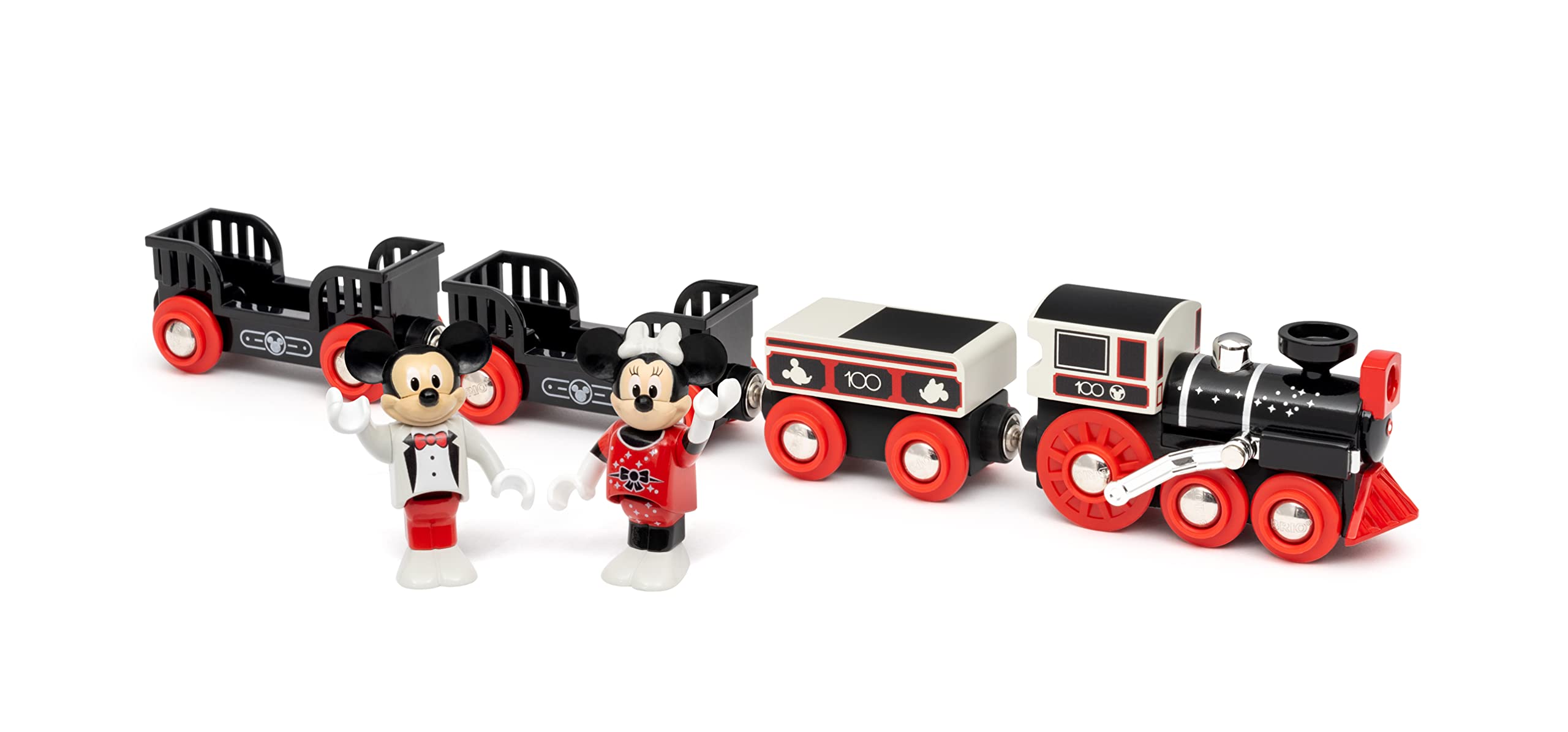 BRIO 32296-100 Years Disney Anniversary Train Set for Children from 3 Years, Toy from 3 Years
