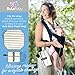 BULA BABY Portable Diaper Changing Pad With Detachable Bag - Grey Stripe
