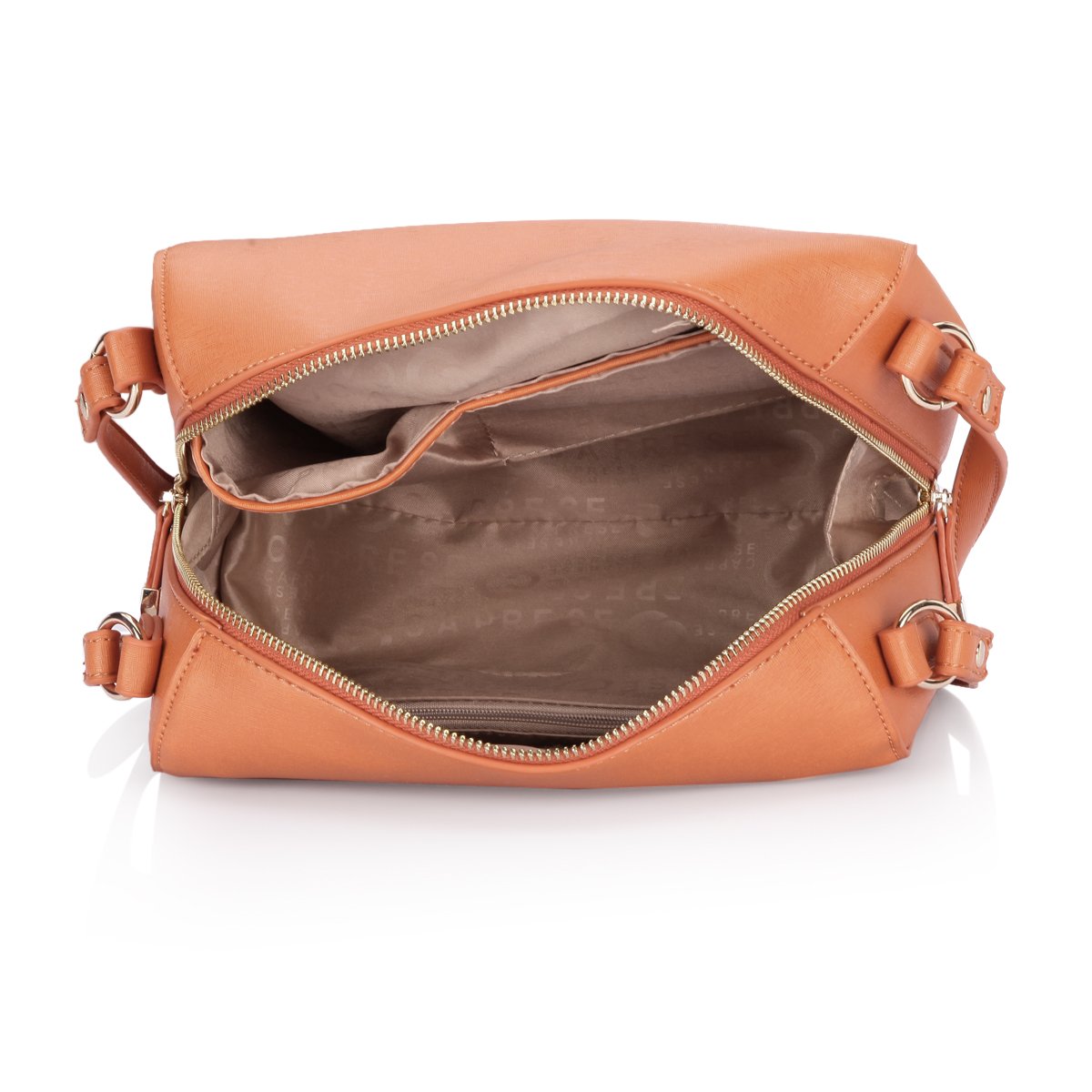 caprese women's satchel (orange)