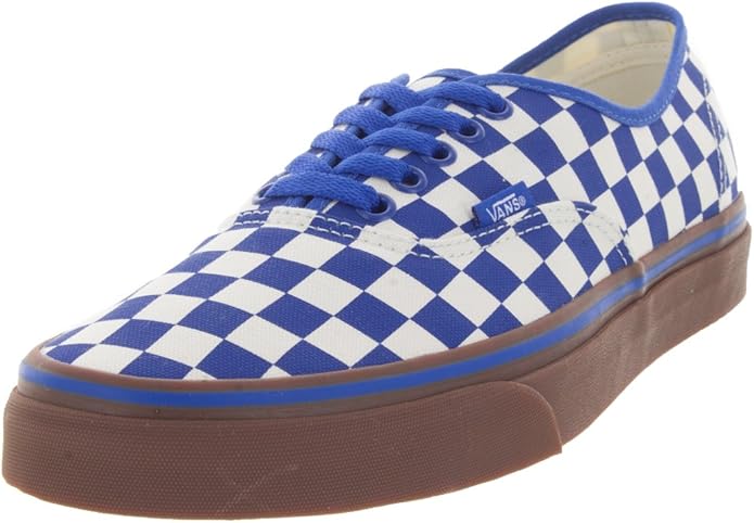 light blue vans with checkered trim