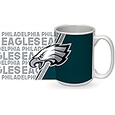 Rico Industries NFL Football 15 oz White Ceramic Mug