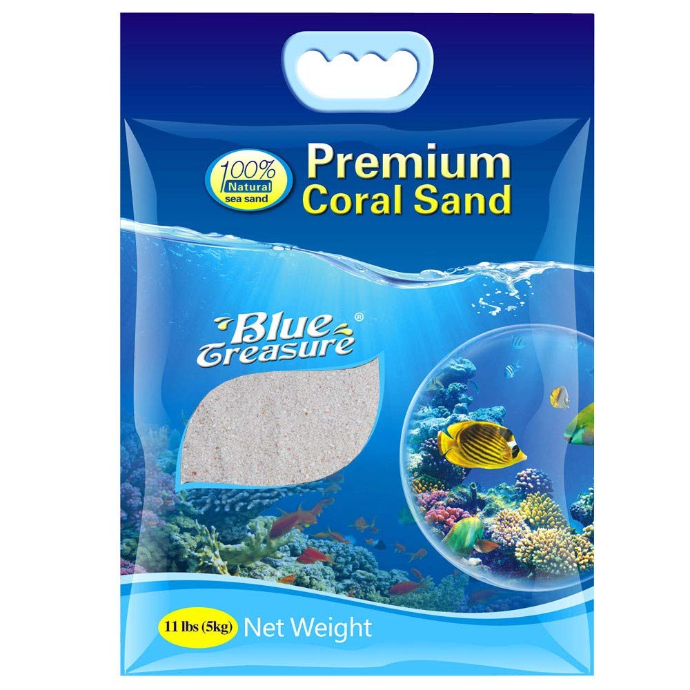 Blue Treasure 5kg Coral Sand 0.5-2mm Marine Aquarium Fish Tank Substrate